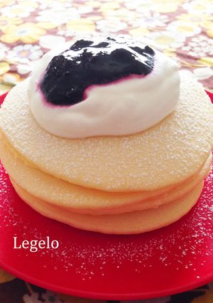しあわせ気分♪ふわわぁな白いパンケーキ-レシピのメイン写真