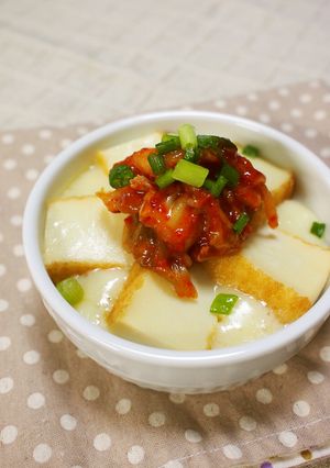 厚揚げキムチでココットカマン-レシピのメイン写真