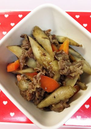 子供がやみつき！牛肉とゴボウのきんぴら！-レシピのメイン写真