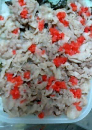豚肉炒めてお弁当☆彡-レシピのメイン写真