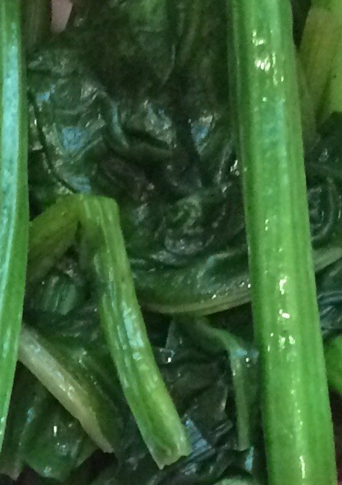 ほうれん草の塩胡椒炒め-レシピのメイン写真
