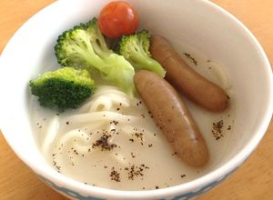 中華風牛乳スープでほっこりあったかうどん-レシピのメイン写真