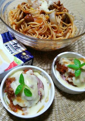 ＊ココッカマンビアハムミートソース焼き＊-レシピのメイン写真