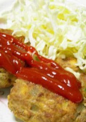 大豆入りハンバーグカレー風味-レシピのメイン写真