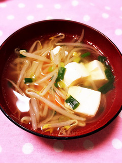 豆腐と野菜の中華風スープ-レシピのメイン写真
