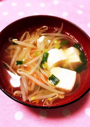 豆腐と野菜の中華風スープ-レシピのメイン写真