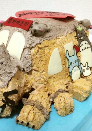となりのトトロ☆ネコバスケーキ☆彡-レシピのメイン写真