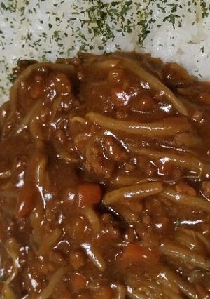 煮込み時間10分！もやしのキーマ風カレー-レシピのメイン写真
