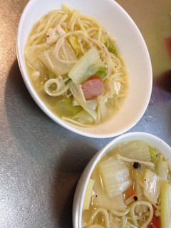 鍋の残り汁で簡単ラーメン?!-レシピのメイン写真