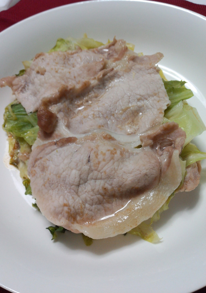 【簡単】豚肉とキャベツの蒸し焼き-レシピのメイン写真