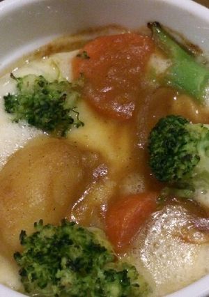 残り物のカレーでココット-レシピのメイン写真