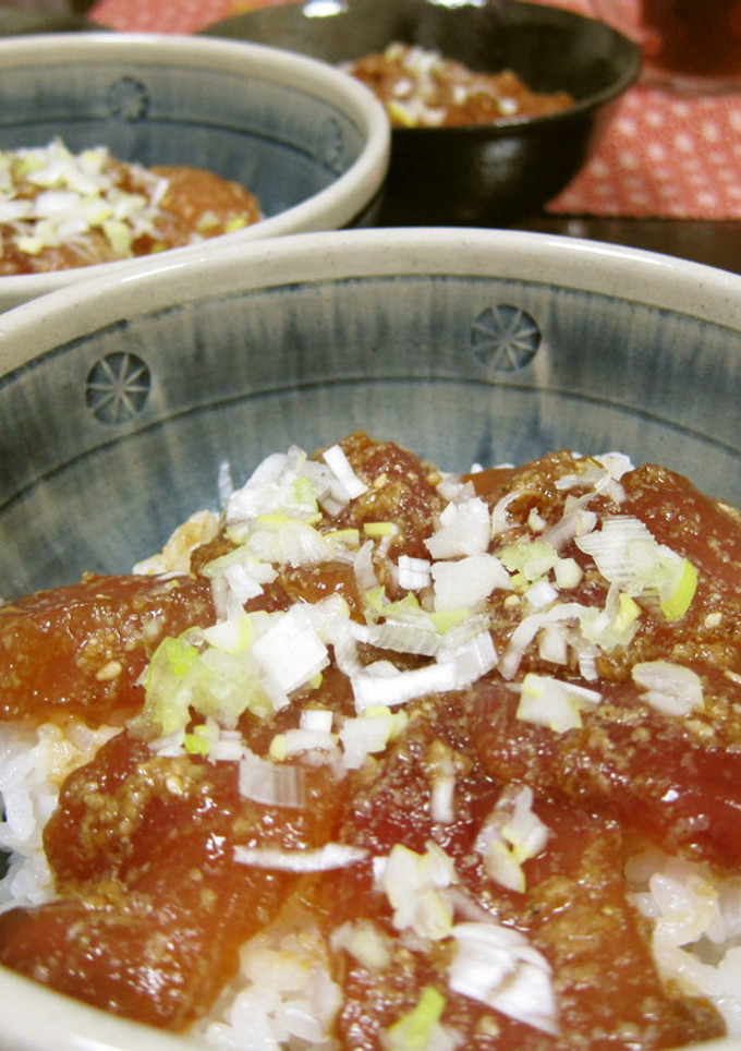 簡単！早ウマ安い刺身もおいしく漬け丼-レシピのメイン写真