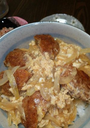 ♥簡単!!メンチカツ丼♥-レシピのメイン写真