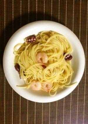 エビとタコのペペロンチーノ アヒージョ風-レシピのメイン写真
