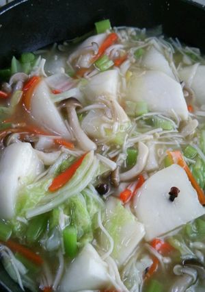蕪ときのこの中華煮-レシピのメイン写真