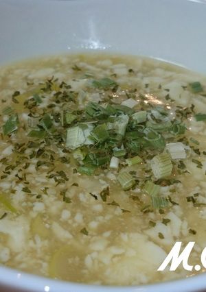 男めし！簡単ダイエット豆腐とろみスープ-レシピのメイン写真