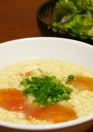 フワフワ仕上げ、豆腐の中華スープ♪-レシピのメイン写真
