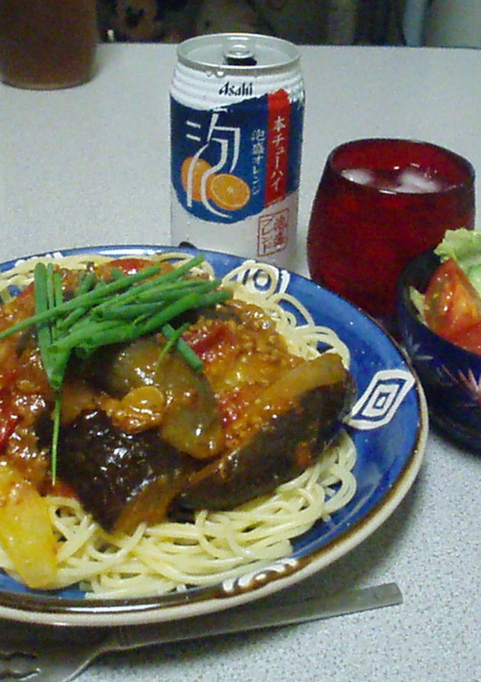 なすとトマトのスパゲティ用ソース-レシピのメイン写真
