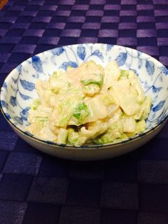 白菜と明太子で簡単!美味しいマヨサラダ-レシピのメイン写真