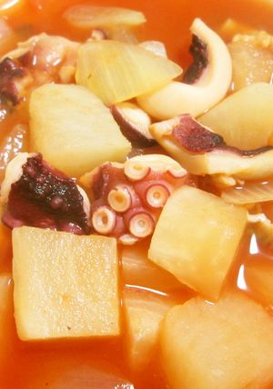 野菜ジュースを使ったかぶと蛸のスープ♪-レシピのメイン写真