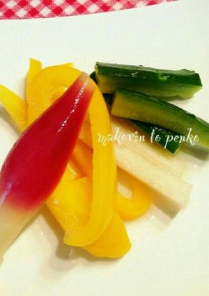 簡単＊作り置き＊いろいろ野菜の甘酢漬け-レシピのメイン写真