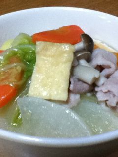 ほうとう風うどん-レシピのメイン写真
