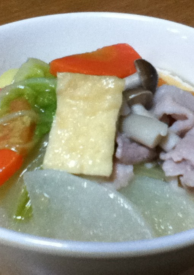ほうとう風うどん-レシピのメイン写真