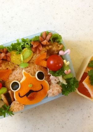 妖怪ウォッチ☆ミカンニャンのキャラ弁❤️-レシピのメイン写真