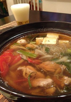 あったか〜美味しい♪鶏ごぼう鍋-レシピのメイン写真