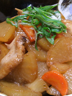 節約☆手羽先の先っちょ&大根の煮物-レシピのメイン写真