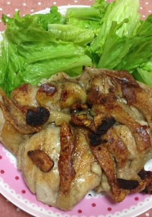 お手軽にんにくチキン焼き-レシピのメイン写真