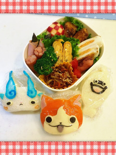 妖怪ウォッチのキャラ弁(サンドウィッチ)-レシピのメイン写真