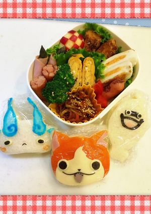 妖怪ウォッチのキャラ弁（サンドウィッチ）-レシピのメイン写真