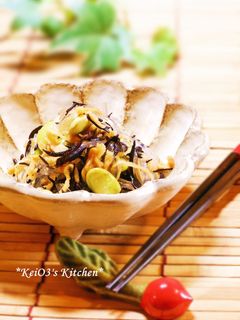 栄養満点✿トリプル乾物サラダ✿-レシピのメイン写真