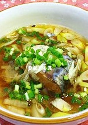 サバ味付け缶　de　即席船場汁-レシピのメイン写真