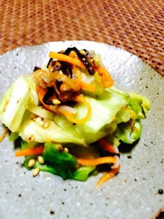 【3分】即席♪シラスとキャベツの塩麹漬-レシピのメイン写真