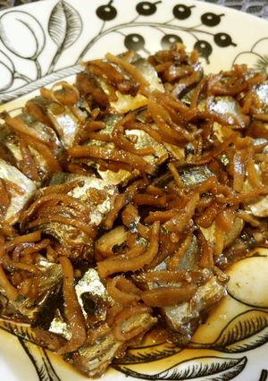 骨まで柔らか♪秋刀魚の生姜たっぷり佃煮-レシピのメイン写真