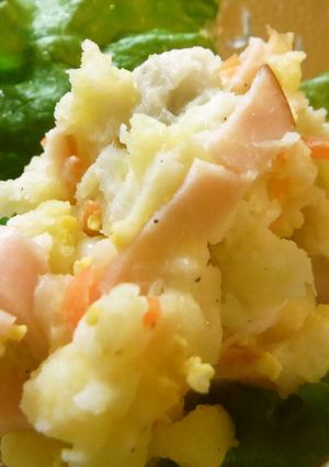 里芋とじゃがいも♪ハーフポテトサラダ-レシピのメイン写真