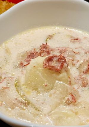 じゃが玉コンビーフスープ-レシピのメイン写真