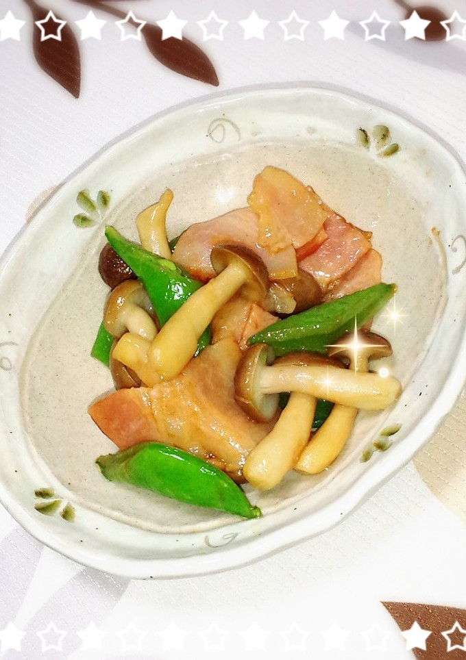 簡単☆しめじのとベーコンのバター醤油炒め-レシピのメイン写真