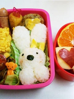 簡単☆うさちゃん弁当-レシピのメイン写真