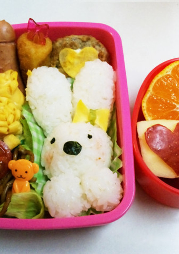 簡単☆うさちゃん弁当-レシピのメイン写真