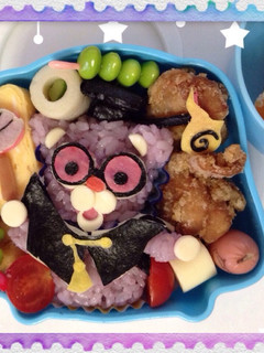 妖怪ウォッチ キャラ弁 うんちく魔❤︎-レシピのメイン写真