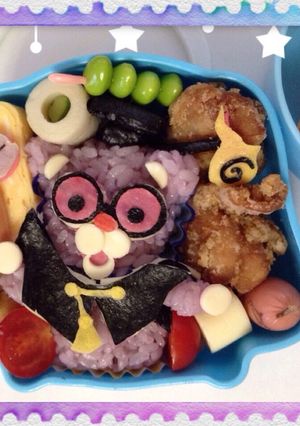 妖怪ウォッチ キャラ弁 うんちく魔❤︎-レシピのメイン写真