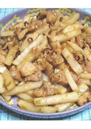 鶏もも肉と大根のオイスターソース炒め-レシピのメイン写真