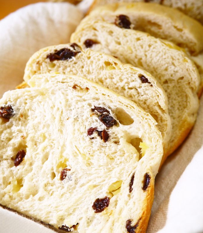 Hb早焼き♪りんごレーズンふんわり食パン by ほっこり～の