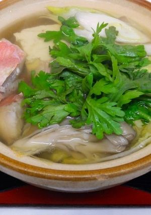 一人鍋　（赤魚の水炊き）-レシピのメイン写真
