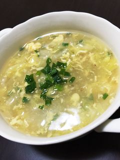 白菜☆とろとろ白菜の卵スープ-レシピのメイン写真