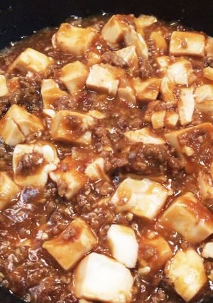 そぼろリメイクで麻婆豆腐-レシピのメイン写真