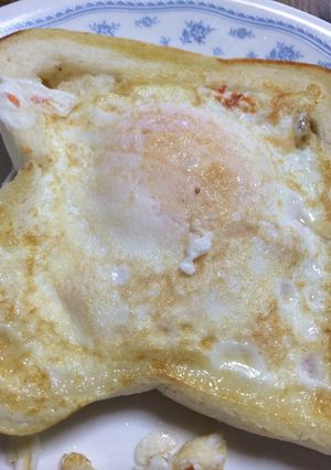 簡単鮭エッグトースト!-レシピのメイン写真